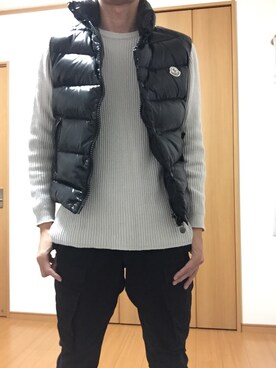 「NEIL BARRETT（ニールバレット）のアイテム（カーゴパンツ）」を使った、rowrewさん（メンズ・178cm）の秋コーディネート