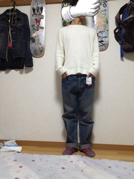 「激安コーデ」｜「アイテム（その他）」を使った、ゆうさくさん（メンズ・171cm）の冬コーディネート