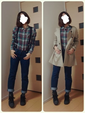「URBAN RESEARCH ROSSO WOMEN（アーバンリサーチ　ロッソ）のアイテム（ノーカラージャケット）」を使った、chocoさん（レディース・156cm）の春コーディネート
