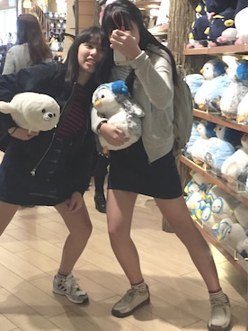 「skirt」｜「アイテム（腕時計）」を使った、sad9potatoさん（レディース・163cm）の冬コーディネート