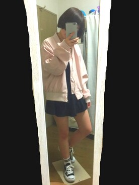 「CONVERSE（コンバース）のCONVERSE コンバース ジャック パーセル / JACK PURCEL（スニーカー）」を使った、りゅうさん（レディース・153cm）の春コーディネート