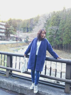 「Handmade（ハンドメイド）のアイテム（キーホルダー）」を使った、RIE..:*:･･☆さん（レディース・163cm）の冬コーディネート