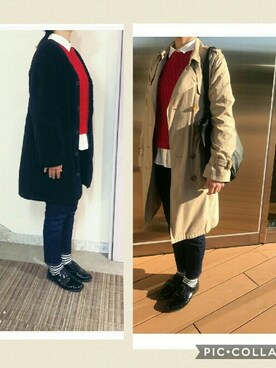 「あたし」｜黄子さん（レディース・160cm）の冬コーディネート