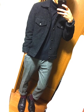 「Levis PReMIUM（リーバイスプレミアム）のアイテム（ジャケット/アウター）」を使った、ゆうきさん（メンズ・165cm）の冬コーディネート