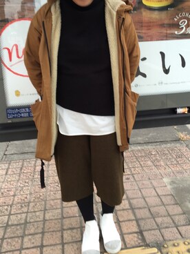 COBEXさん（レディース・156cm）の冬コーディネート