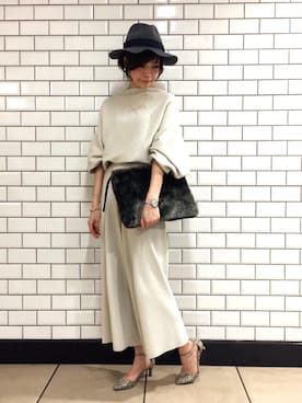 「アイテム（クラッチバッグ、その他）」を使った、nskbさん（レディース・156cm）の秋コーディネート