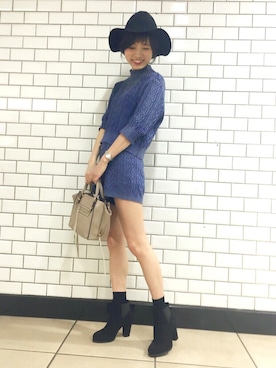 「RANDA（ランダ）のアイテム（ハンドバッグ）」を使った、nskbさん（レディース・156cm）の秋コーディネート