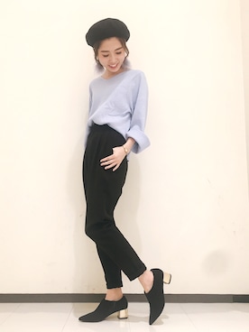 「アイテム（ブーティ）」を使った、nskbさん（レディース・157cm）の秋コーディネート