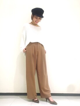 「RANDA（ランダ）のアイテム（パンプス）」を使った、nskbさん（レディース・157cm）の秋コーディネート