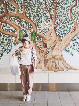 ueno yucari↟⌂さん（レディース・150cm）の春コーディネート