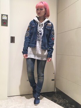 HYSTERIC GLAMOUR（ヒステリックグラマー）の「USED加工Sデニム 