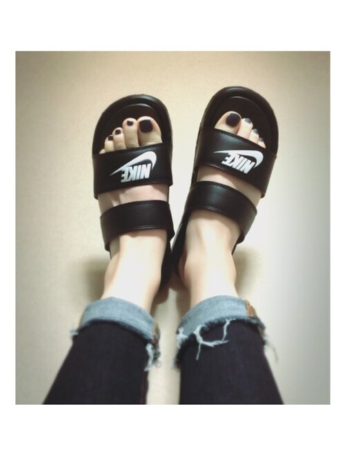 ひらたおじさん Nikeのサンダルを使ったコーディネート Wear
