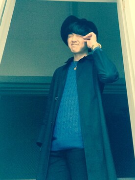 「MACKINTOSH」｜「アイテム（アクセサリー）」を使った、コウキ  ミヤジさん（メンズ・180cm）の秋コーディネート