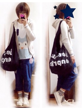 naoさん（レディース・154cm）の春コーディネート