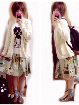 naoさん（レディース・154cm）の春コーディネート