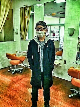 「韓流」｜「アイテム（ジャケット/アウター）」を使った、山本康太さん（メンズ・171cm）の秋コーディネート