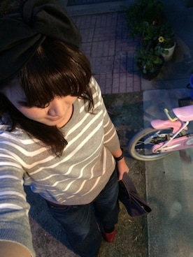 「MARC JACOBS（マークジェイコブス）のアイテム（トートバッグ）」を使った、yoppie221さん（レディース・158cm・30代）の秋コーディネート