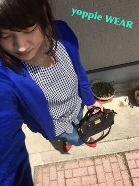 「MINIMUM（ミニマム）のアイテム（ショルダーバッグ）」を使った、yoppie221さん（レディース・158cm）の夏コーディネート