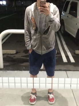 「VANS（バンズ）のアイテム（パンプス）」を使った、MASAKIさん（メンズ・174cm）の夏コーディネート