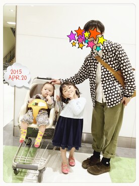 「BLUE BLUE（ブルーブルー）のアイテム（レッグウェア）」を使った、thackrayさん（レディース・166cm）の春コーディネート