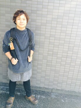 やさしい麦茶さん（メンズ・165cm）の秋コーディネート