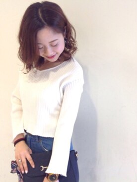 「Chico（チコ）のアイテム（財布/小物）」を使った、kanakoさん（レディース・157cm）の春コーディネート