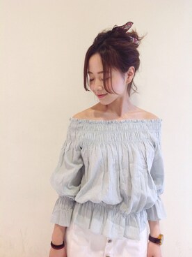 「Chico（チコ）のアイテム（財布/小物）」を使った、kanakoさん（レディース・157cm）の春コーディネート