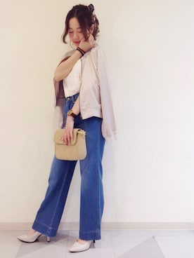 kanakoさん（レディース・157cm）の春コーディネート