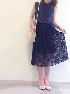 kanakoさん（レディース・157cm）の春コーディネート