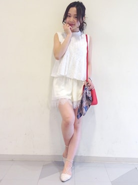 「Chico（チコ）のアイテム（財布/小物）」を使った、kanakoさん（レディース・157cm）の春コーディネート