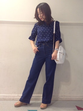 kanakoさん（レディース・157cm）の夏コーディネート