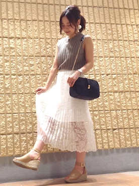 kanakoさん（レディース・157cm）の夏コーディネート