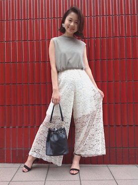 kanakoさん（レディース・157cm）の夏コーディネート