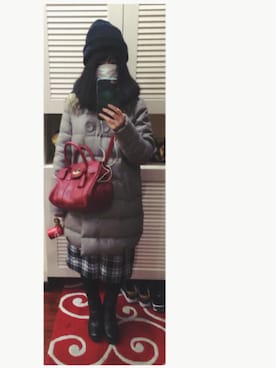 「LESS（レス）のアイテム（ダウンジャケット/コート）」を使った、anniesuさん（レディース・153cm）の春コーディネート