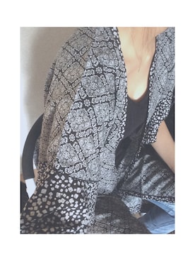「AZUL by moussy（アズールバイマウジー）のｵｰｶﾞﾆｯｸｺｯﾄﾝVﾈｯｸ半袖PO（Tシャツ/カットソー）」を使った、manaさん（レディース・160cm）の夏コーディネート