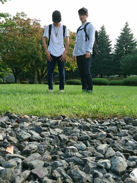 「school」｜「アイテム（その他）」を使った、こーさん（メンズ・174cm）の秋コーディネート