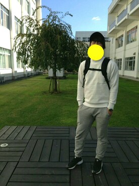 「しまむら（シマムラ）のアイテム（バッグ）」を使った、こーさん（メンズ・174cm）の秋コーディネート