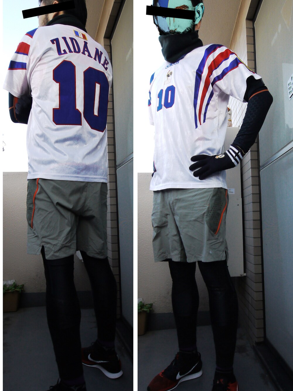 「NIKE、adidas、ランニングスタイル」｜「NIKEのナイキ フライニット レーサー（スニーカー）」を使った、JoeJoさん（メンズ・175cm）の冬コーディネートの1枚目の写真
