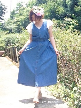 「海の日」｜ひいたろさん（レディース・154cm）の夏コーディネート