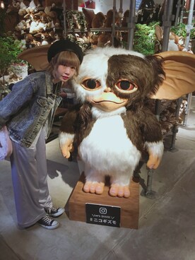 「パジャマ」｜「アイテム（ハンチング/ベレー帽）」を使った、さきるるさん（レディース・159cm）の秋コーディネート