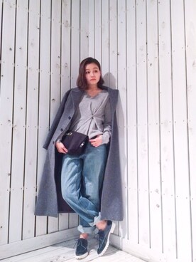 「G.V.G.V.（ジーヴィージーヴィー）のアイテム（その他アウター）」を使った、YUMIKO_ICHIIさん（レディース・162cm）の秋コーディネート
