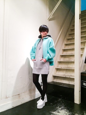 「g.v.g.v.」｜「アイテム（ブルゾン）」を使った、YUMIKO_ICHIIさん（レディース・162cm）の冬コーディネート