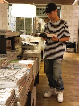 「BEN DAVIS/PROJECT LINE（ベンデイビスプロジェクトライン）のアイテム」を使った、HWLNGINSTさん（メンズ・165cm）の夏コーディネート