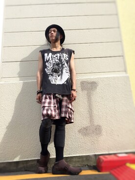 「VANDALIZE（ヴァンダライズ）のアイテム（トップス）」を使った、カンジさん（メンズ・176cm）の夏コーディネート