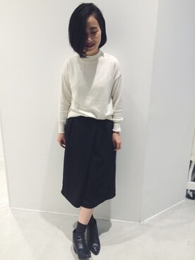 「アイテム（ブーティ）」を使った、RIEさん（レディース・154cm・20代）の秋コーディネート