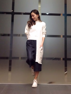 Tomomi Watanabeさん（レディース・150cm）の冬コーディネート