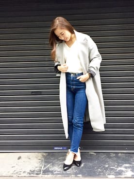 Tomomi Watanabeさん(レディース・150cm)の秋コーディネート