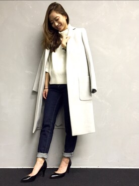 Tomomi Watanabeさん(レディース・150cm)の秋コーディネート