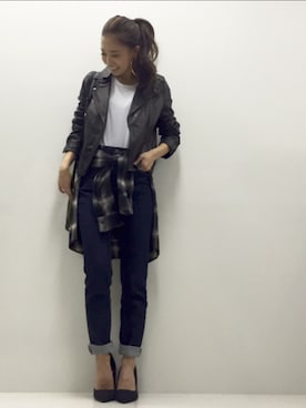 Tomomi Watanabeさん（レディース・150cm）の秋コーディネート