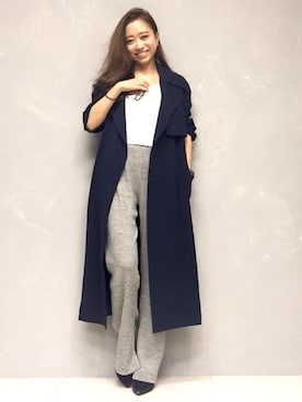 Tomomi Watanabeさん（レディース・150cm）の秋コーディネート